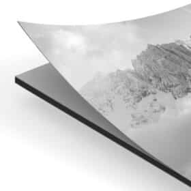 Contrecollage sur Dibond