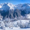 Panorama hivernal sur Belledonne