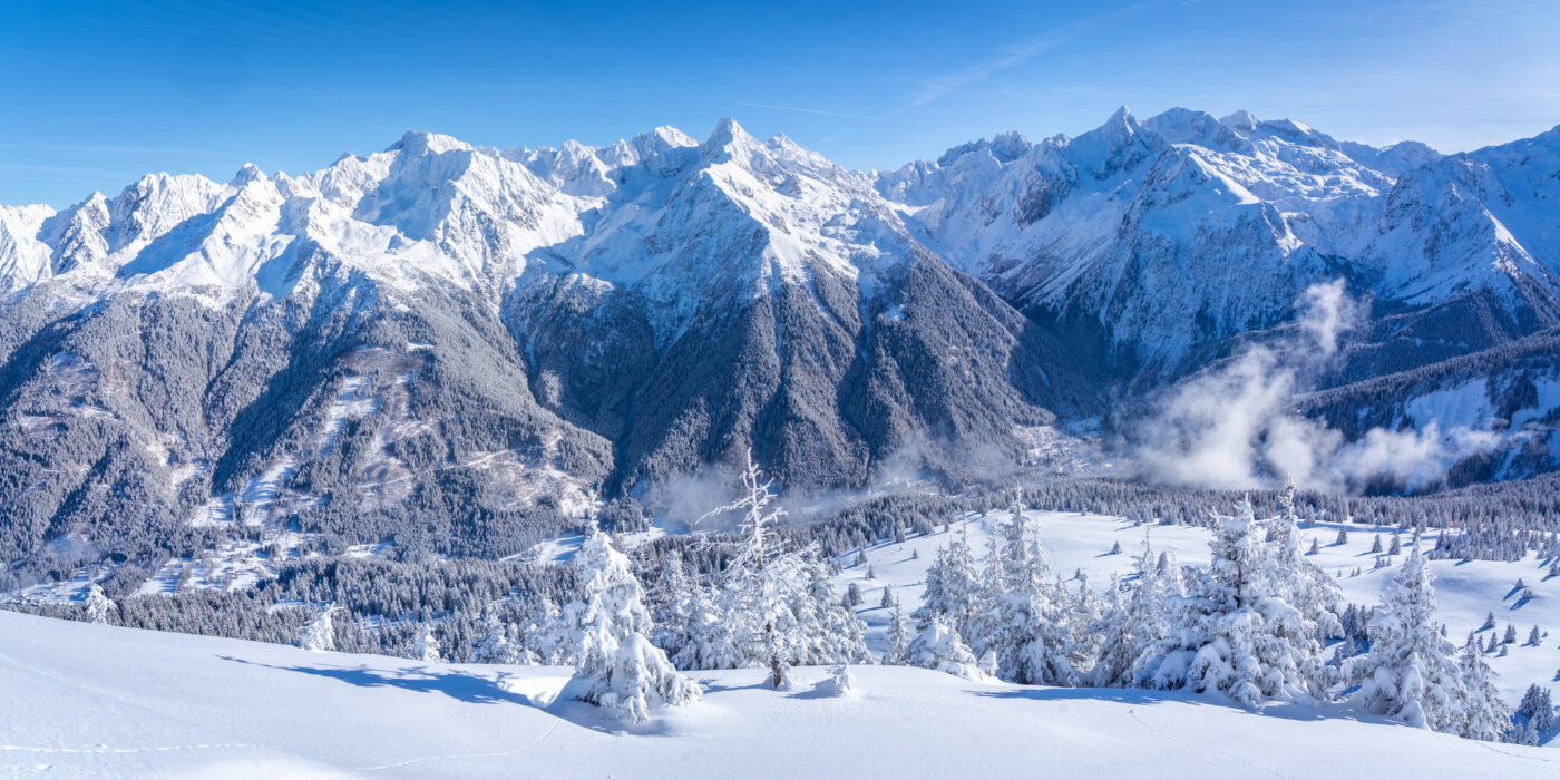 Panorama hivernal Belledonne