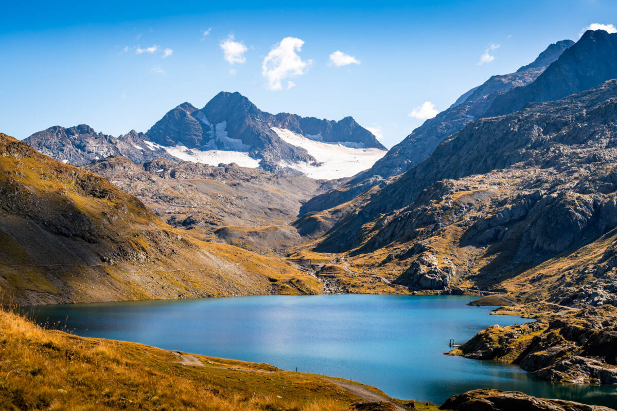 Grand Lac et Crêtes du Grand Sauvage, cadrage 3/2