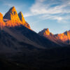 Coucher de soleil Aiguilles d'Arves et Saussaz