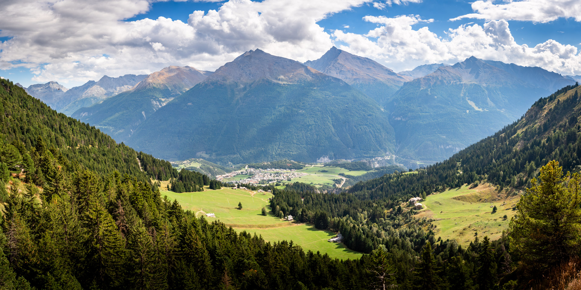 Panorama sur le plateau d'Aussois et La Norma