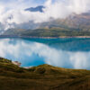Panorama sur le lac du Mont-Cenis