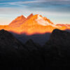 Lever de soleil sur la Grande Casse et la Grande Motte